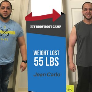 Fitness Before and After Jean Carlo