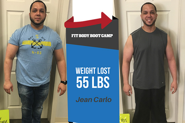 Fitness Before and After Jean Carlo